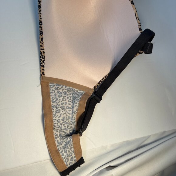 Victorias Secret Pink VS 40DD Push Up Bra Animal Print Wireless RN54867 NWT - Picture 5 of 13